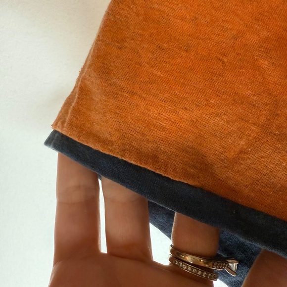 RARE Vintage UK Kentucky Wildcats 80s Graphic T-Shirt Double Collar Orange Blue - Picture 6 of 8